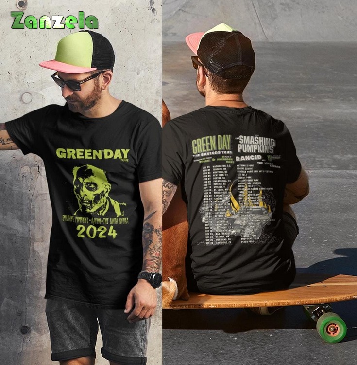 2 Sides Greenday The Savior Tour 2024 Sweeatshirt