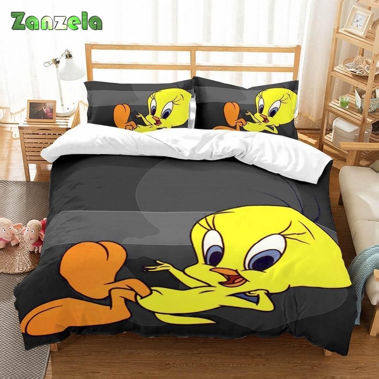 3D Tweety Bird Et Duvet Cover Bedding Sets