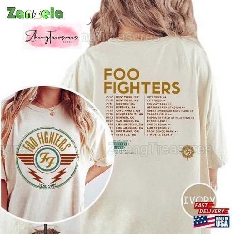 Foo Fighters 2024 Tour Shirt,  Everything Or Nothing At All T-shirt