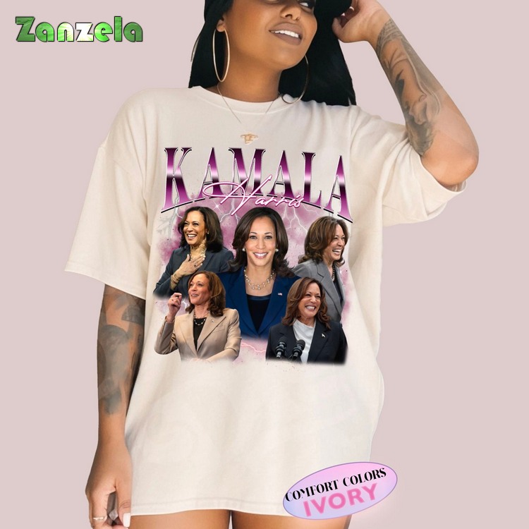 Kamala Harris 2024 T-shirt Harris Presidential Election 2024 Bootleg Rap T Shirt