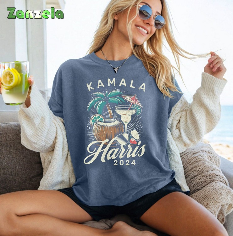 Kamala Harris Coconut Tree Shirt, Harris For President 2024 T-Shirt