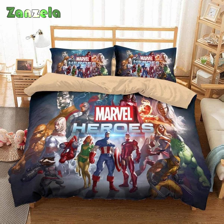 Marvel Heroes Duvet Cover Bedding Sets