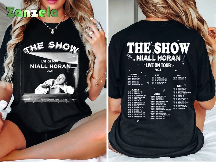 Niall Horan Tour 2024 Shirt, Niall Horan Retro The Show Live On Tour Fan Gift