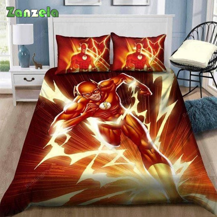 The Flash Barry Allen Painting Bedding Sets